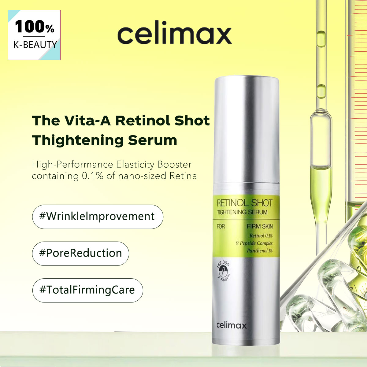 The Ordinary Serum Hyaluronic Acid - Celimax THE VITA-A RETINOL SHOT SÉRUM