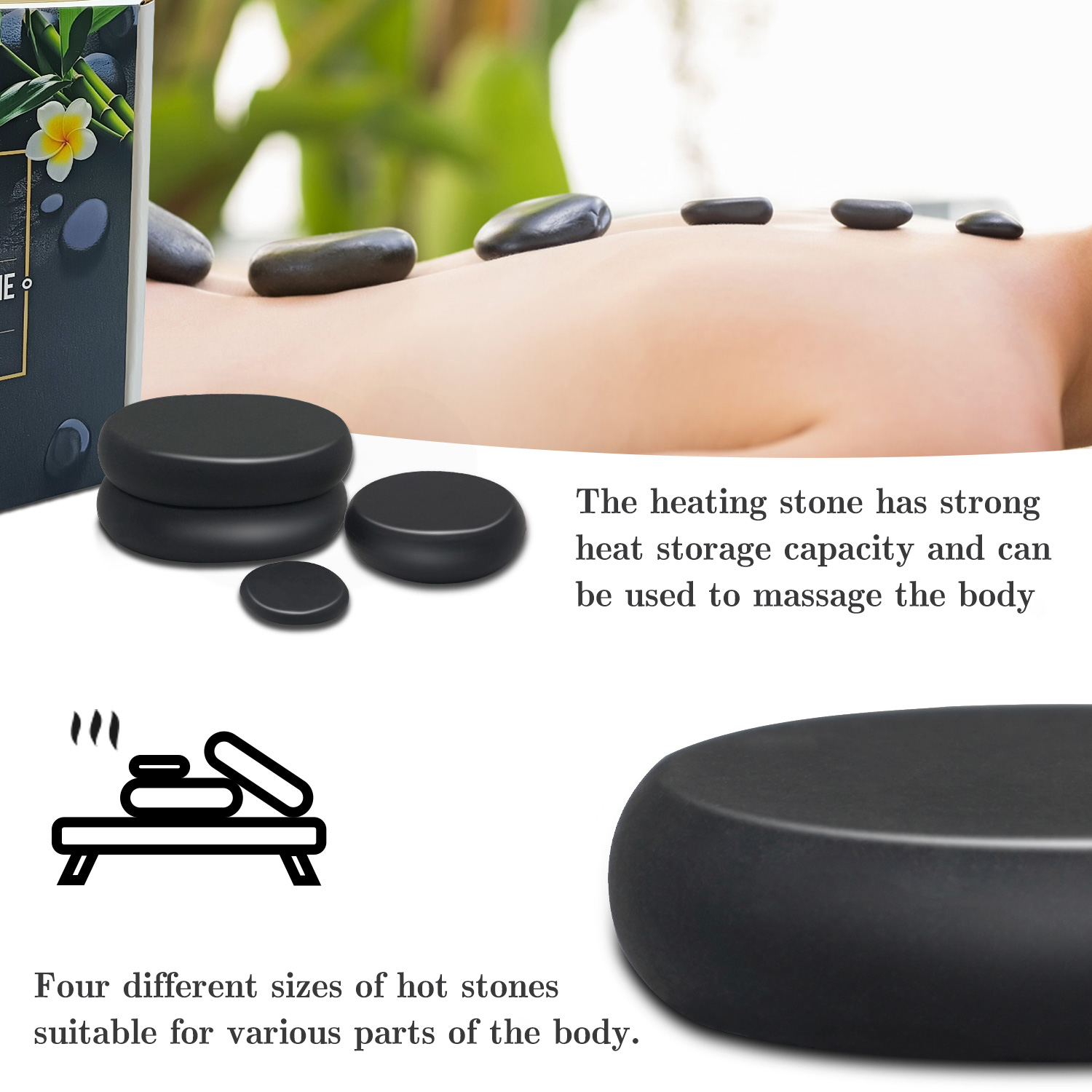 Conjunto de pedra quente de ma - Spa Wellness Locations avaliação e preço
