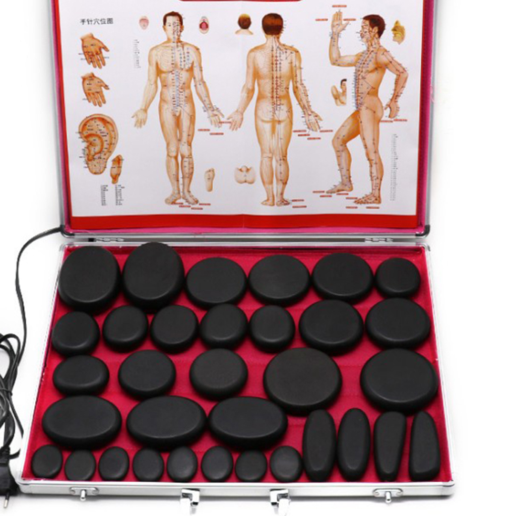 Conjunto de pedras de massagem - Spa Wellness Locations avaliação e preço