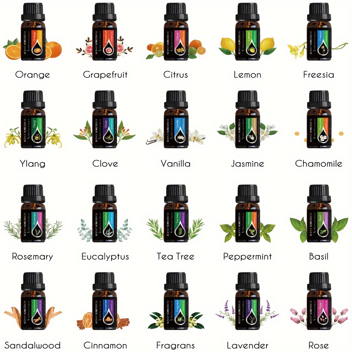 20 pçs/set preto clássico conj - Spa Wellness Locations avaliação e preço